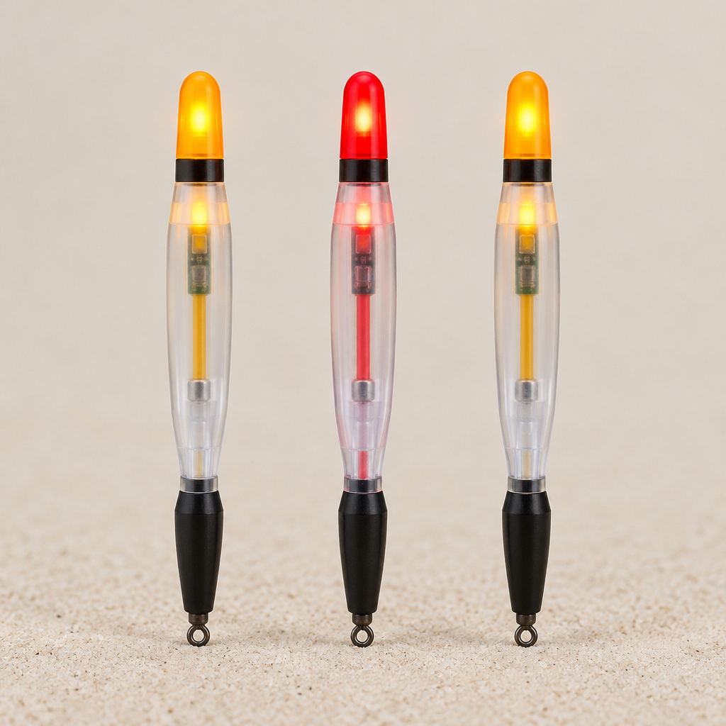Smart LED Bite-Alarm Floats — 3-Pack